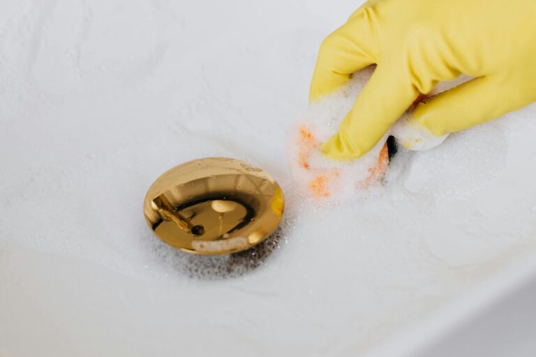 cleaning drain